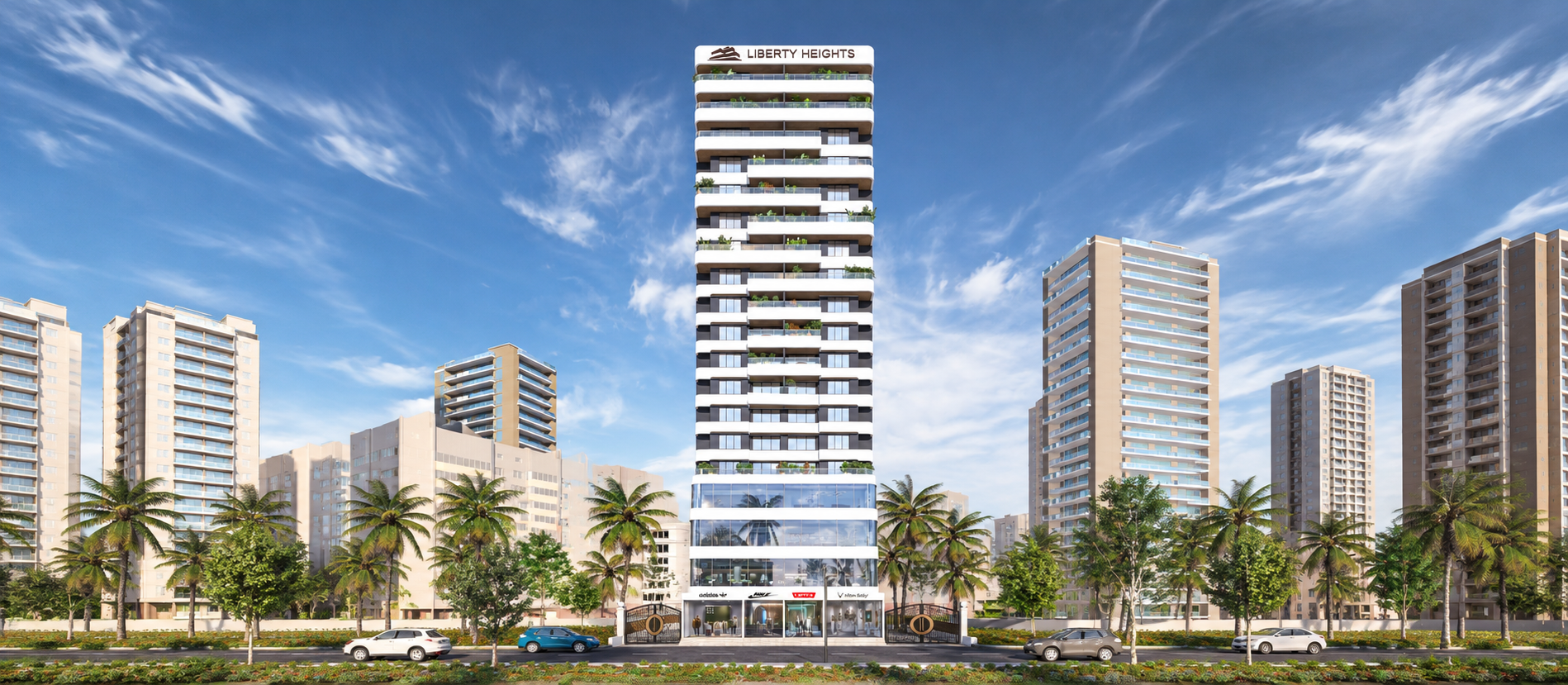 Liberty Heights tower at Malad West